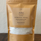 Somatic Soak — Solar Warmth & Joy | Sweet Orange & Rose Dual-Mineral Bath Salt (24 oz)
